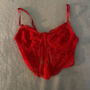 Red Corset Top